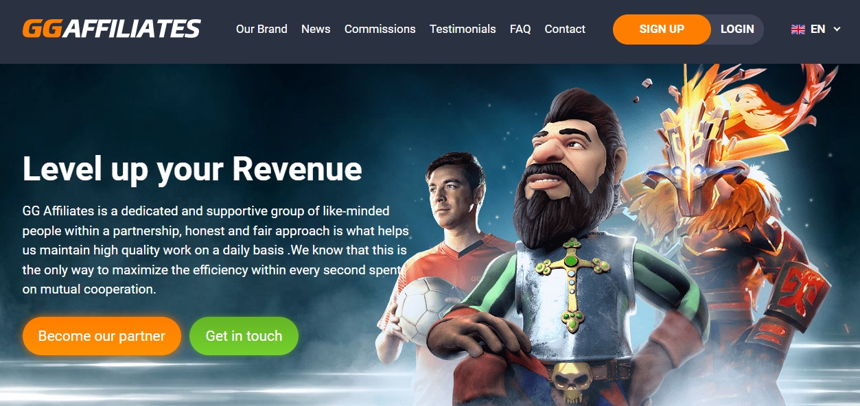 GGBet affiliates лого